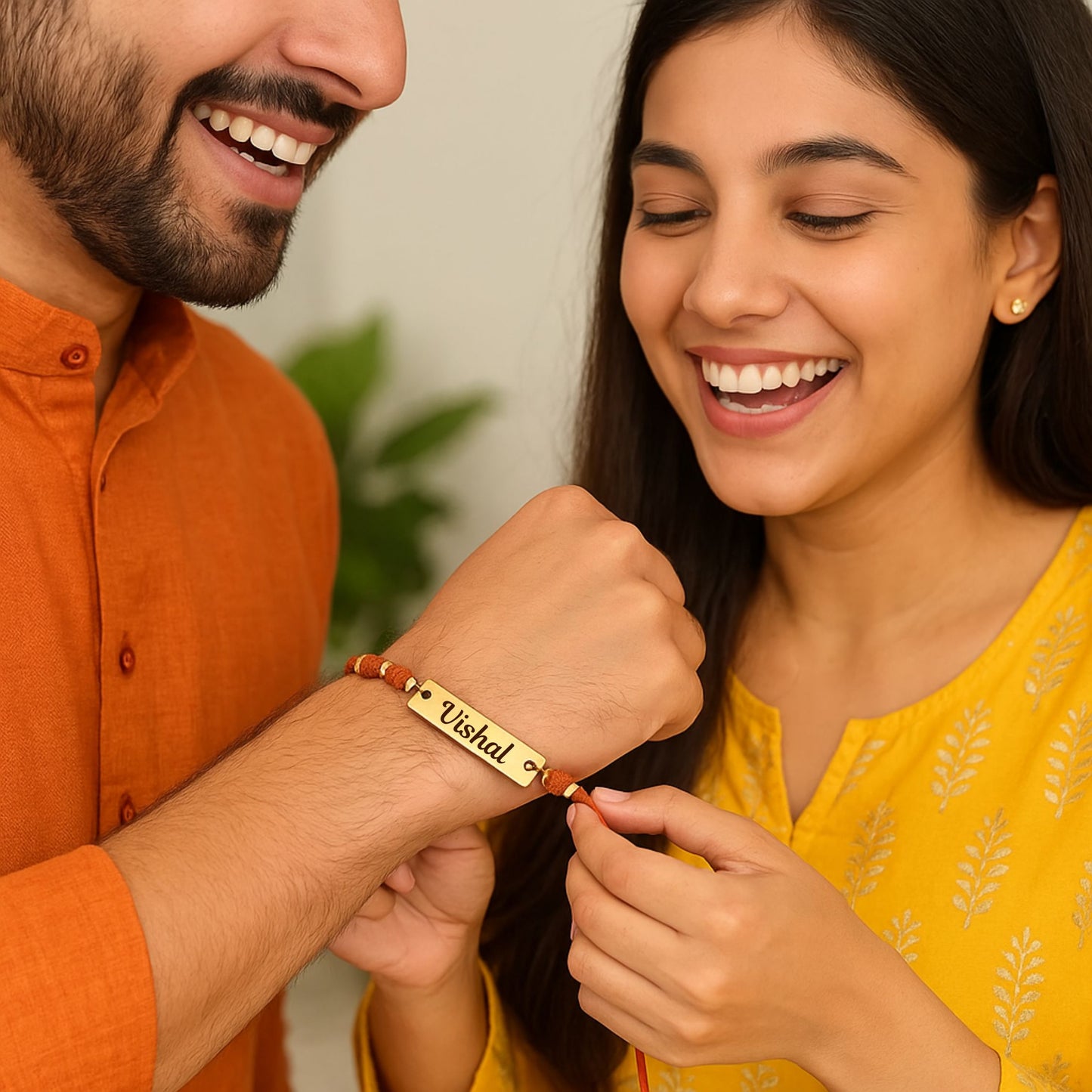 Ek Rakhi, 100 Emotions !
Personalized Rakhi, specially made for your special bond.