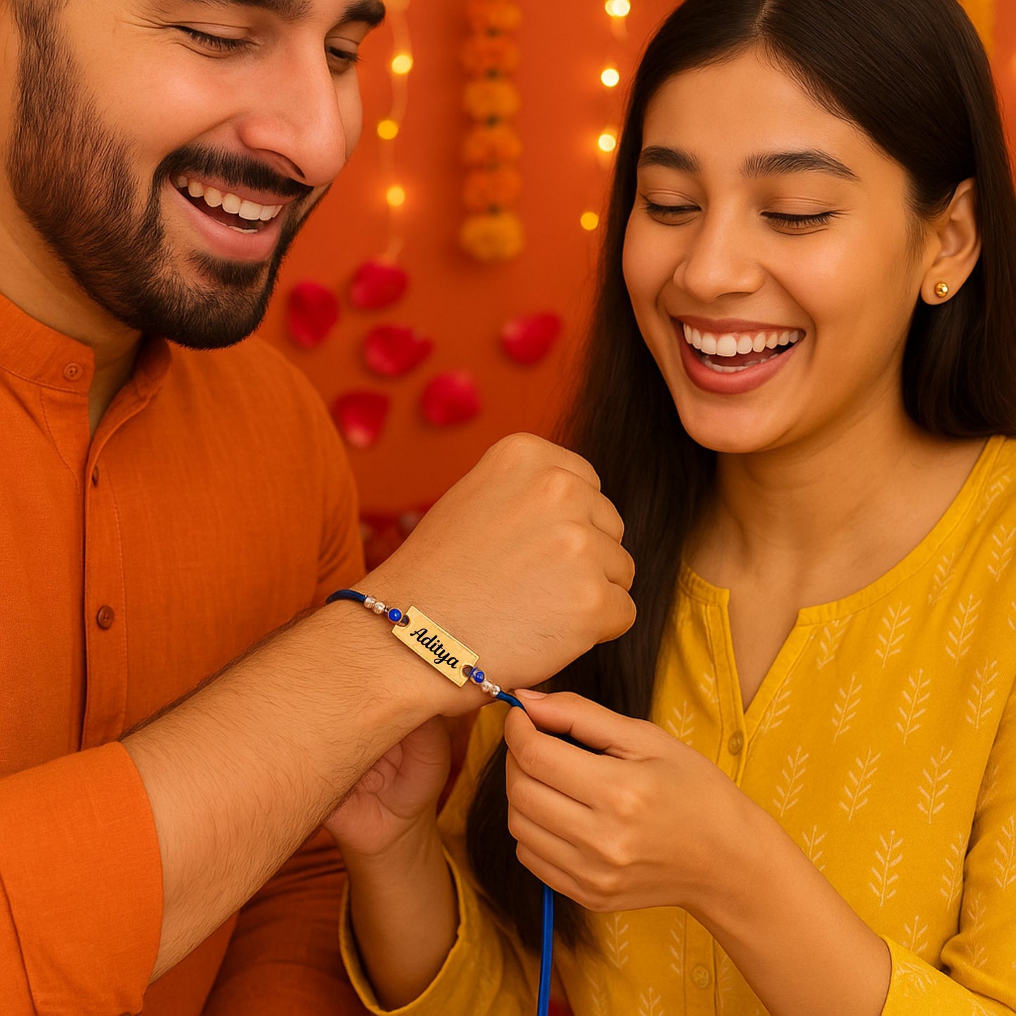 Customized Evil Eye Rakhi (Pack of 2)