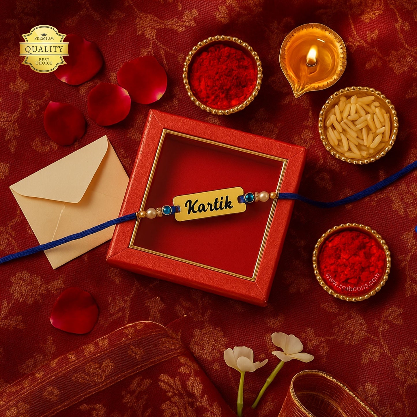 Customized Evil Eye Rakhi (Pack of 2)