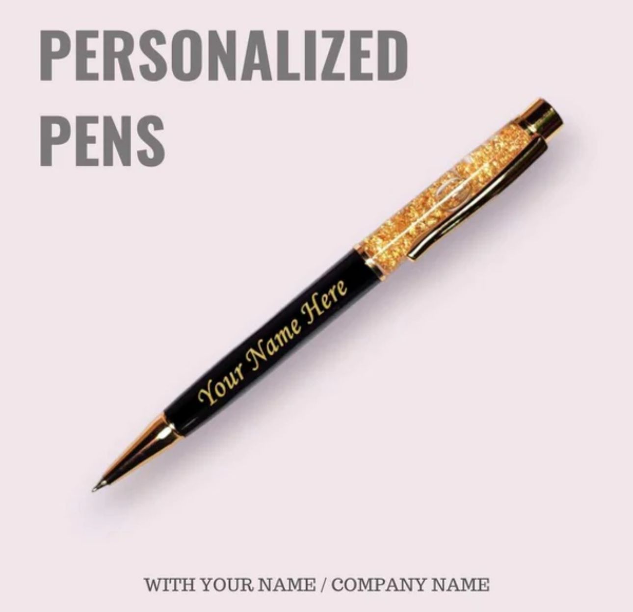Customized Gold Crystal Pen