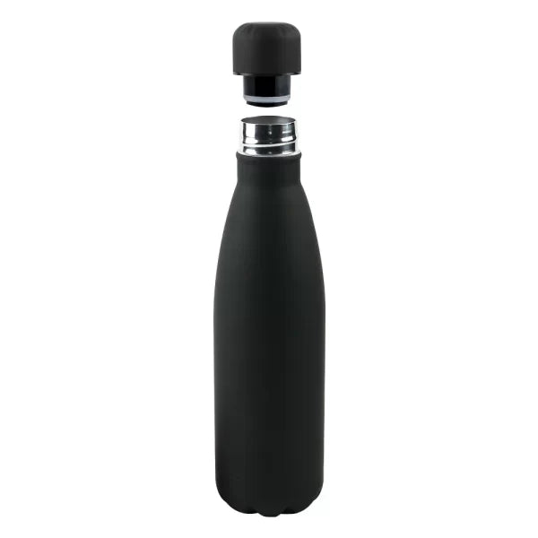 Premium Soft Touch Matt Cola Bottles in Stainless Steel, 500ml