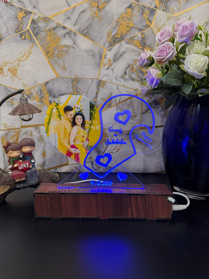 photo Personalized Couple Photo Acrylic Lamp -